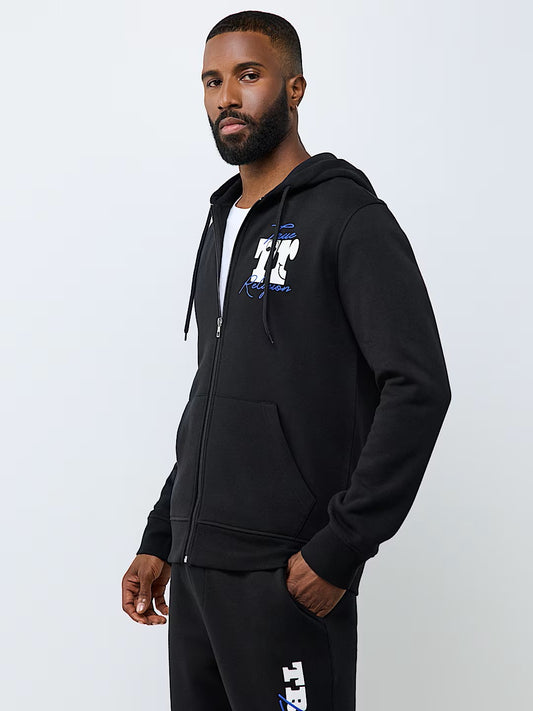 TR SCRIPT PUFF ZIP HOODIE