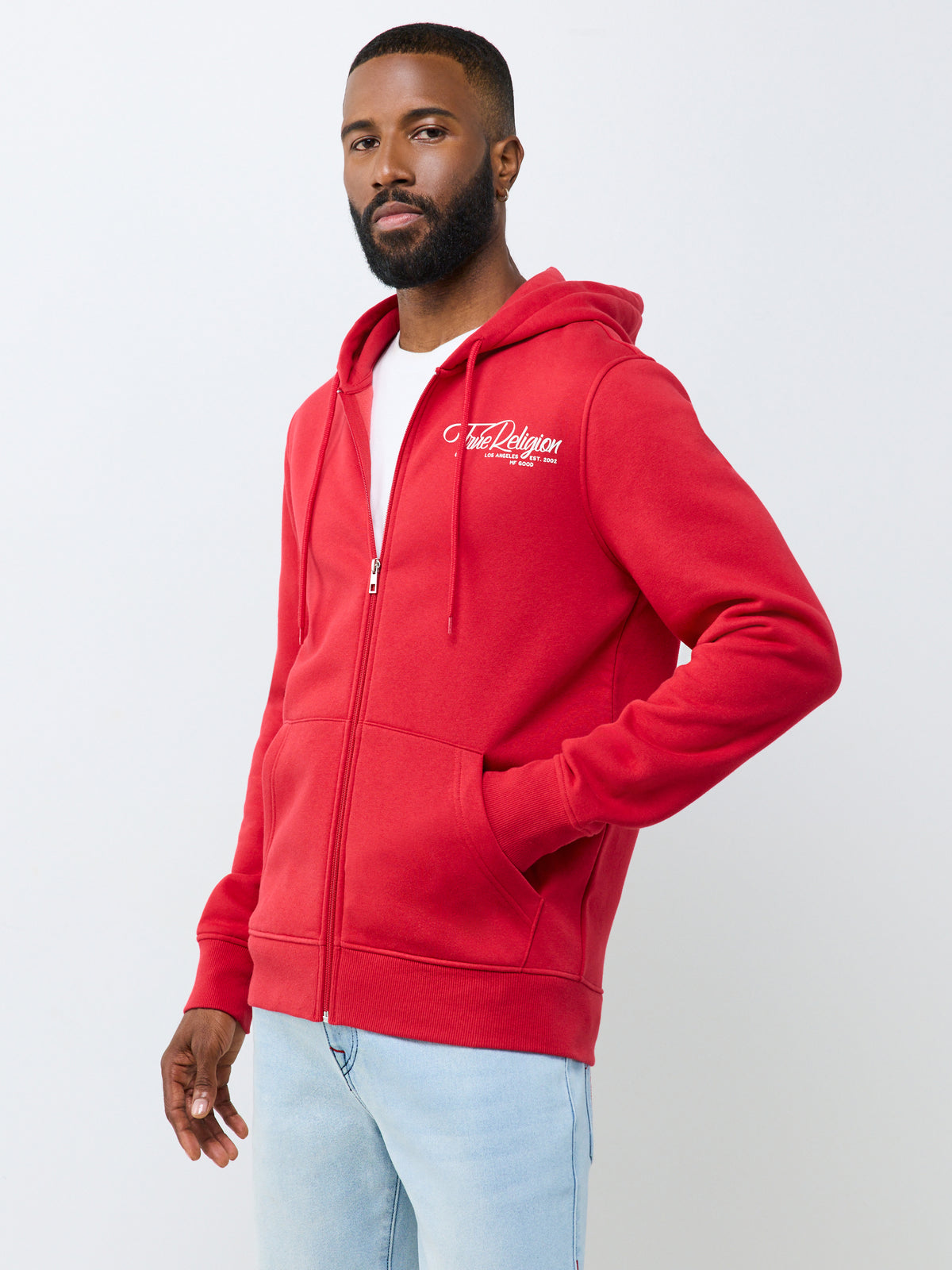 RIBBON SKETCH ZIP HOODIE