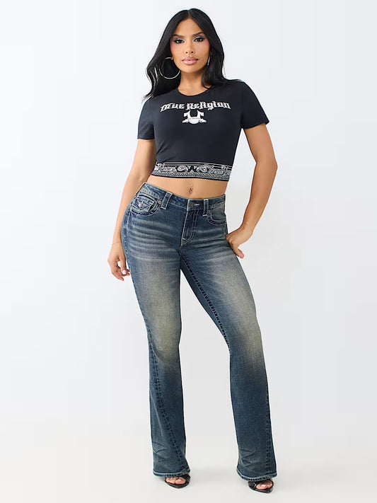 CRYSTAL BANDEAU TEE