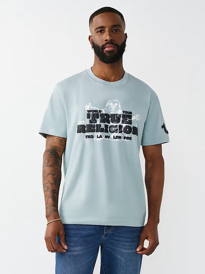 TR BLOCKY PUFF TEE