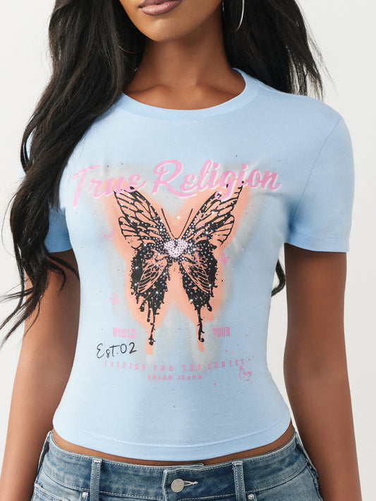 BUTTERFLY SS BABY TEE