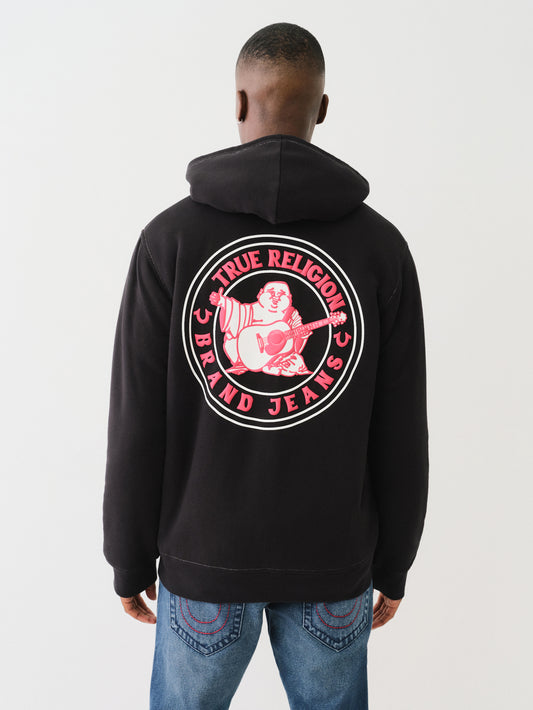 LOGO SEAL SHERPA ZIP HOODIE