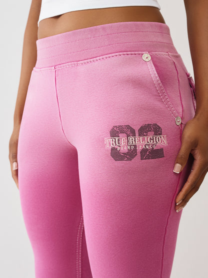 WASHED BIG T BOOTCUT SWEATPANT