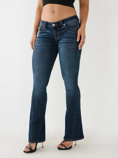 CRYSTAL JOEY LOW RISE FLARE