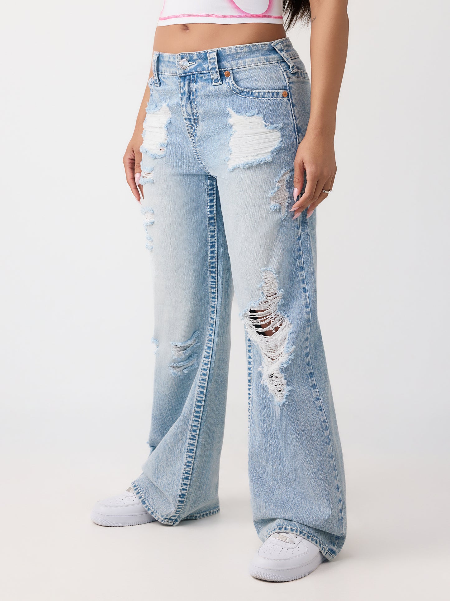DISTRESSED BOBBI BAGGY BIG T