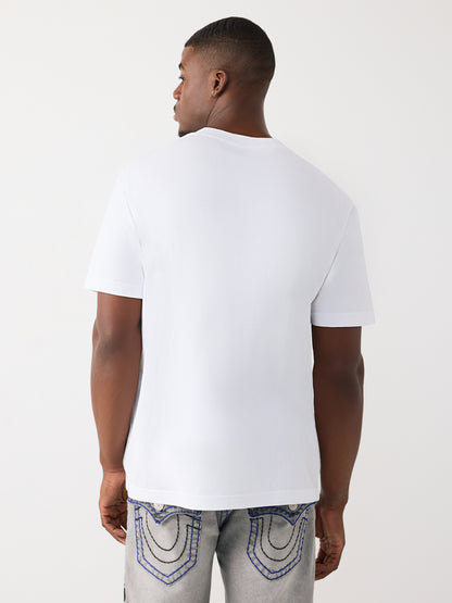 SS TR CRYSTAL LOGO TEE
