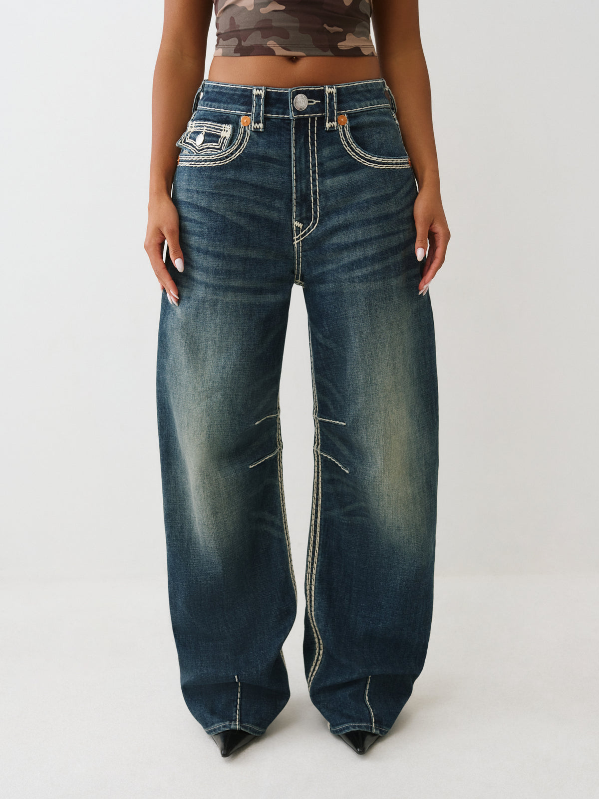 BAILEY BARREL PANT SUP QT FLAP