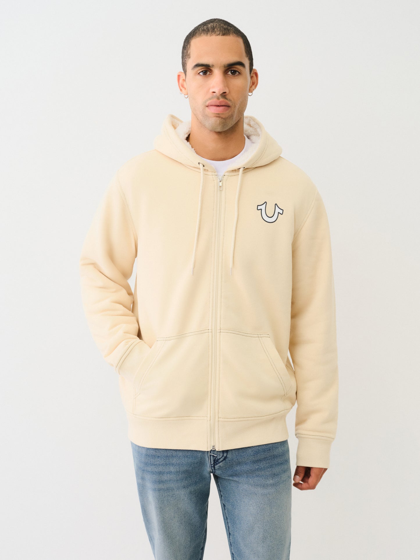 BUDDHA SHERPA ZIP HOODIE