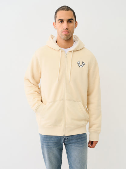 BUDDHA SHERPA ZIP HOODIE