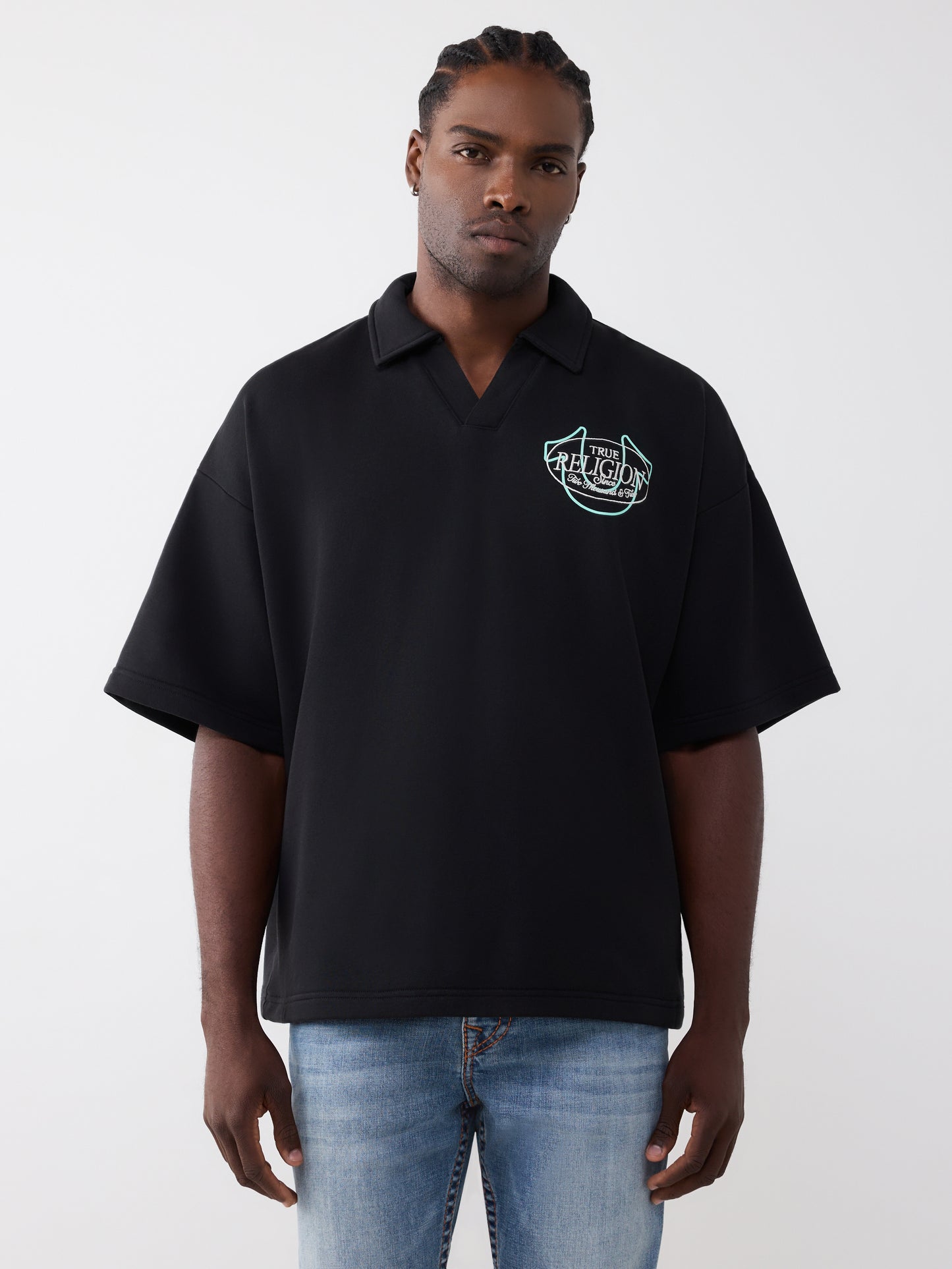 TIGER LOGO OVERSIZED POLO