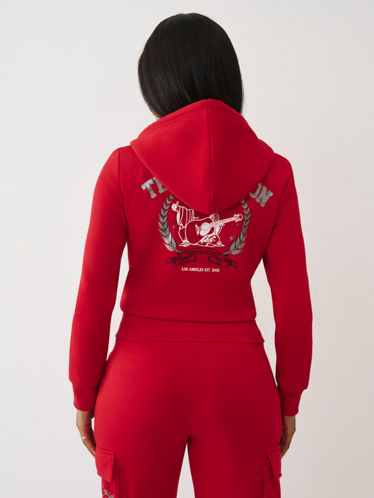 TR BUDDHA BANNER ZIP UP HOODIE