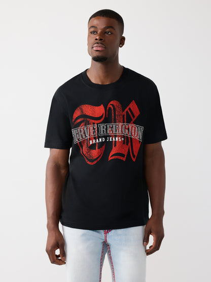 SS TR CRYSTAL LOGO TEE