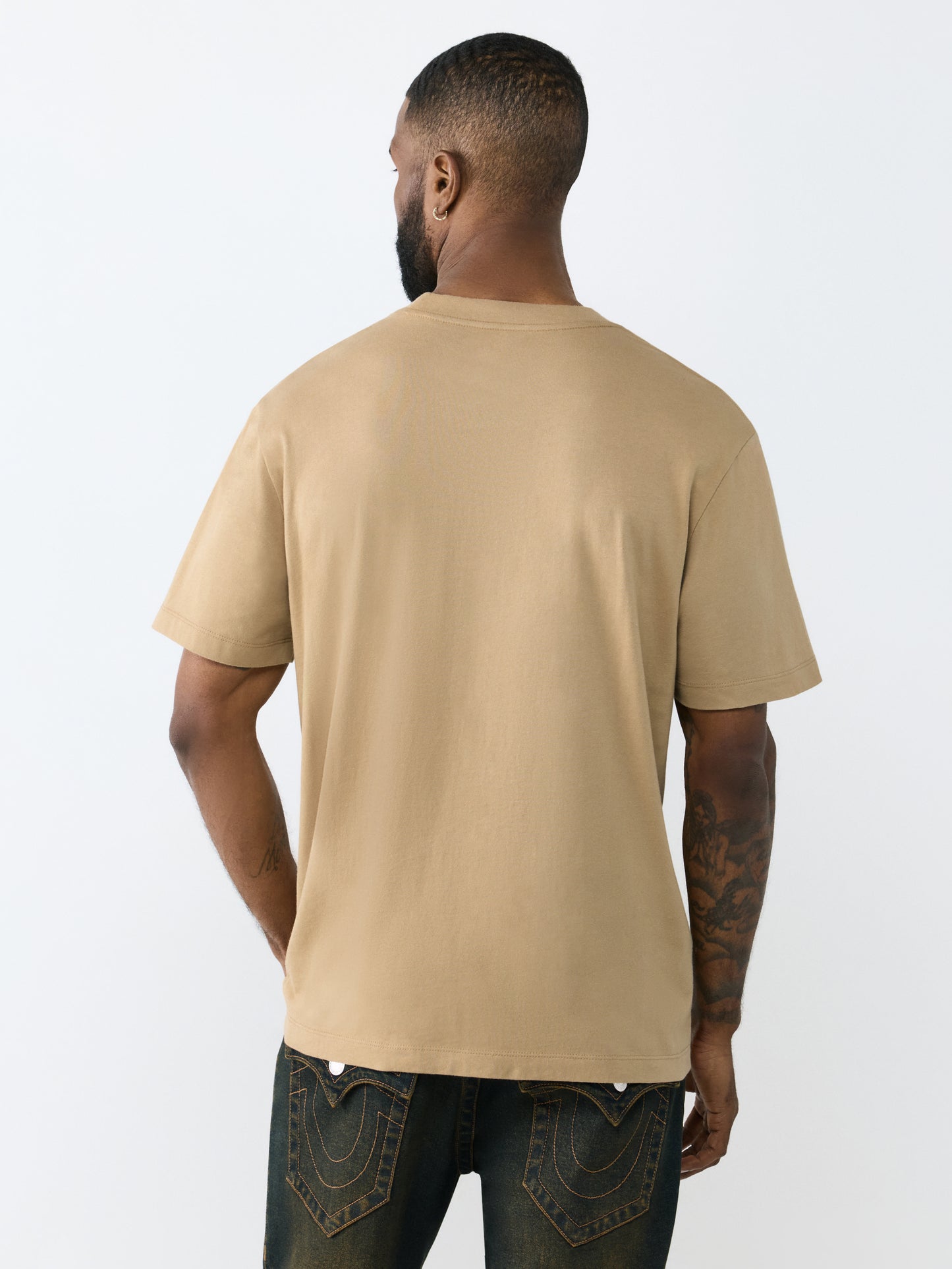 DENIM APPLIQUE TEE