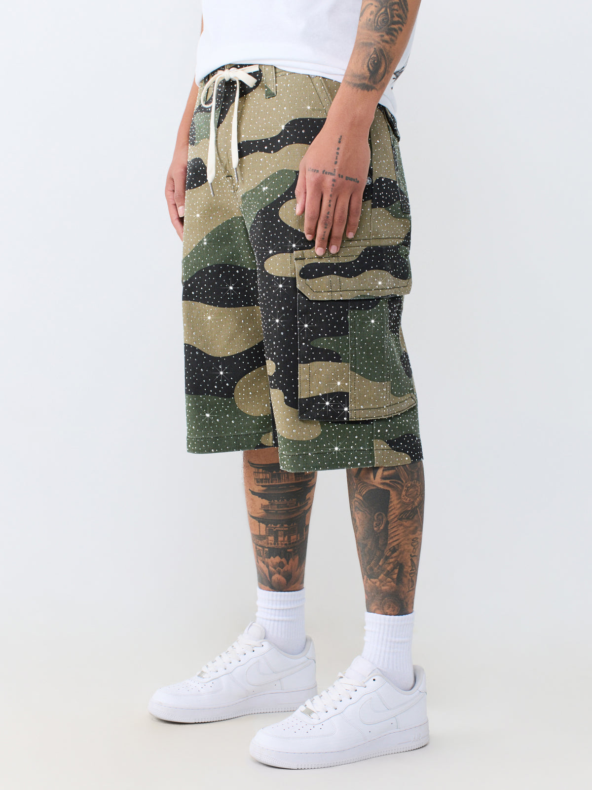 SN BAGGY CRYSTAL CARGO SHORT
