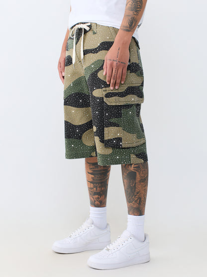 SN BAGGY CRYSTAL CARGO SHORT