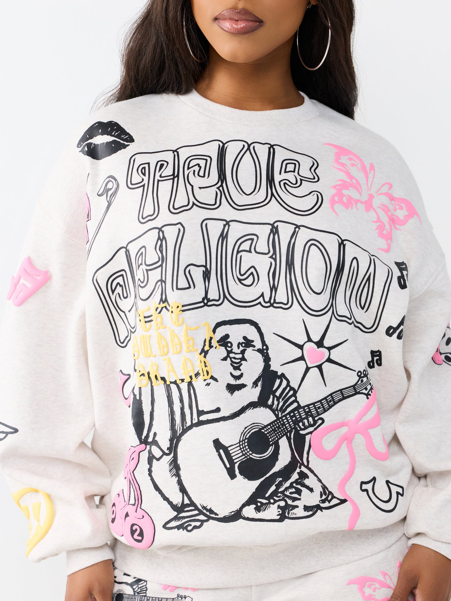 BRANDED AOP BF PULLOVER