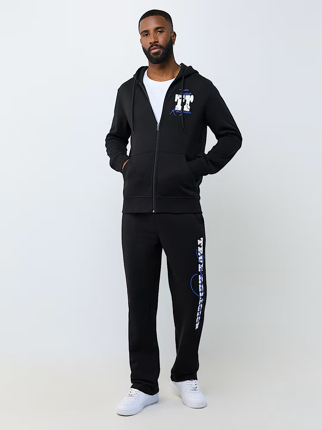 TR SCRIPT PUFF ZIP HOODIE