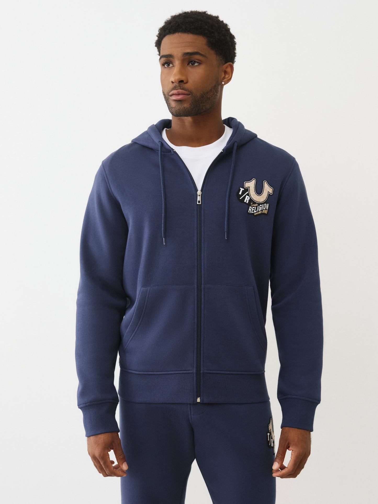 EMB PATCH HS ZIP HOODIE