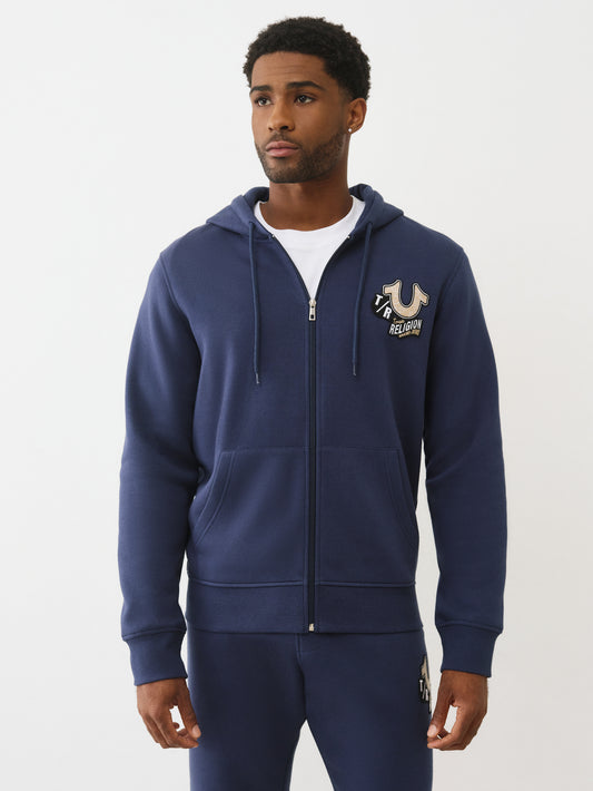 EMB PATCH HS ZIP HOODIE