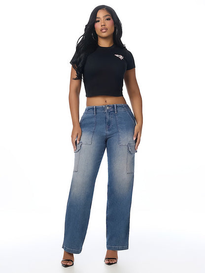 DENIM CARGO SN STRAIGHT