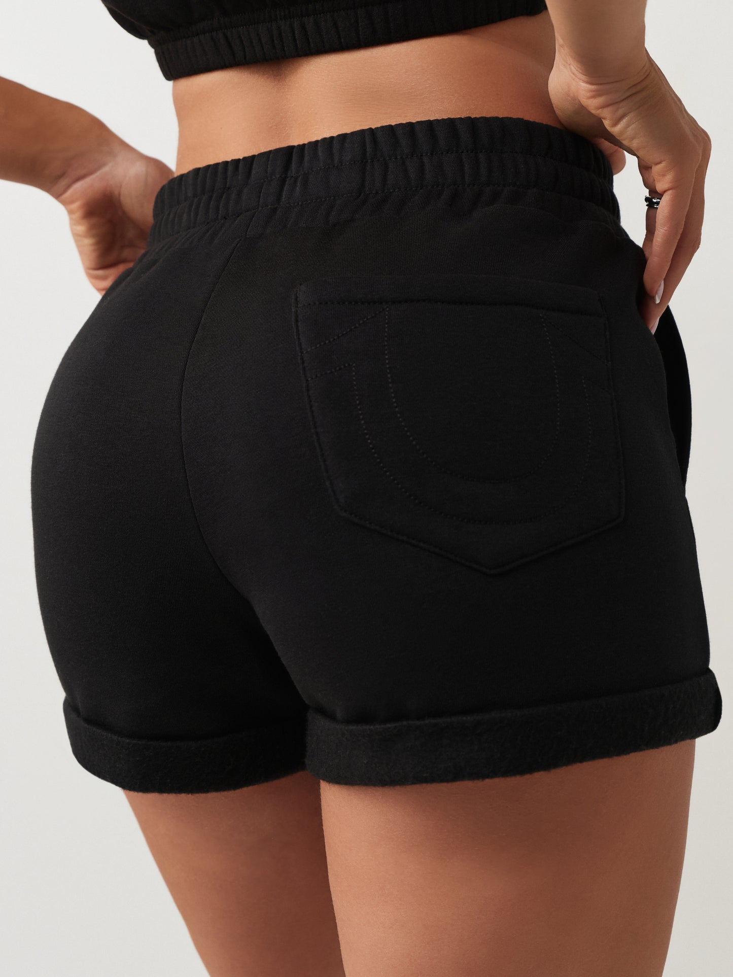 SPORTY  FOLDOVER PATCH SHORTS