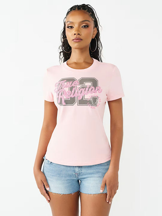 CRYSTAL HS CREW TEE