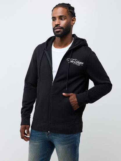 RIBBON SKETCH ZIP HOODIE