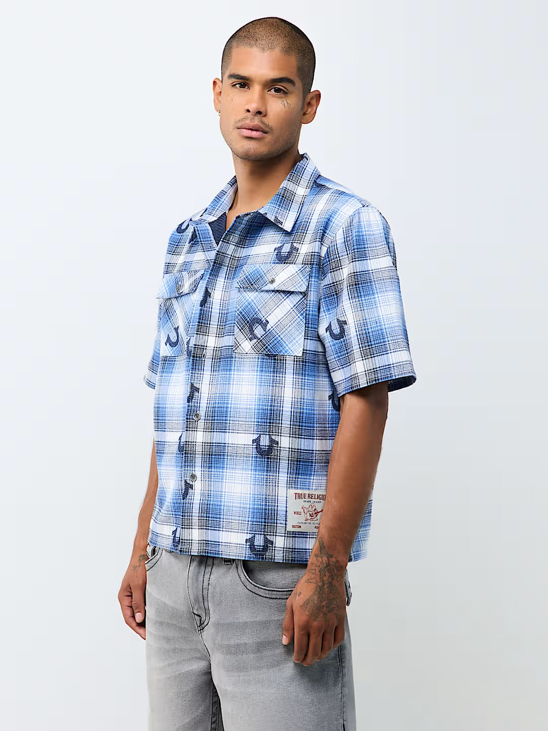 LT WT FLANNEL SS SHIRT